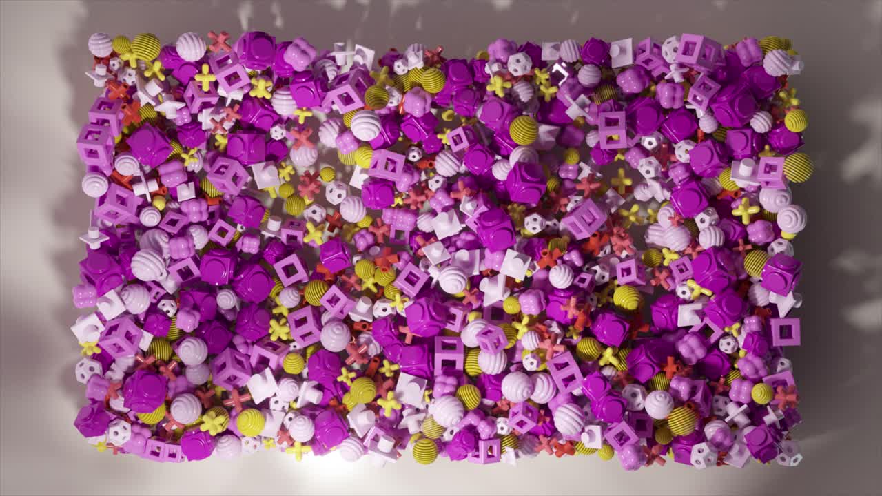 추상적인 기하학적 모양 구성