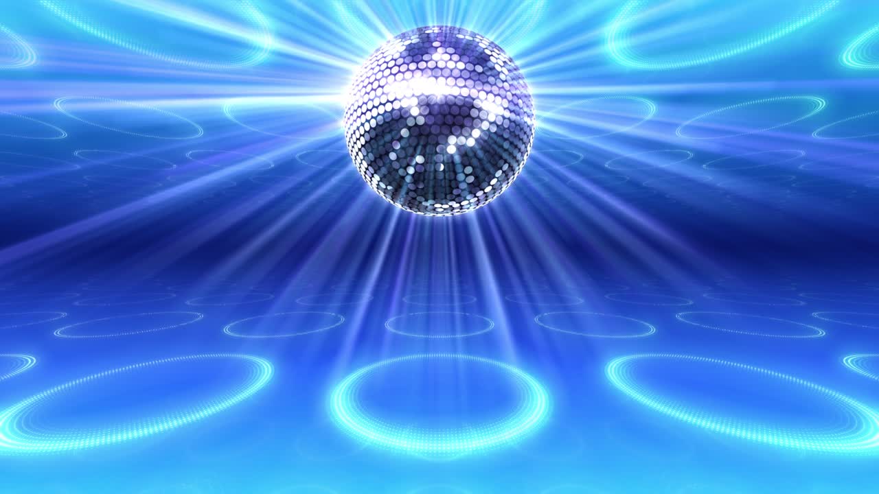 거울 공 디스코 조명 클럽 댄스 파티 반이는 배경