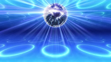 mirror ball disco lights club dance party glitter background