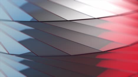 patrón geométrico abstracto en rojo, azul y blanco