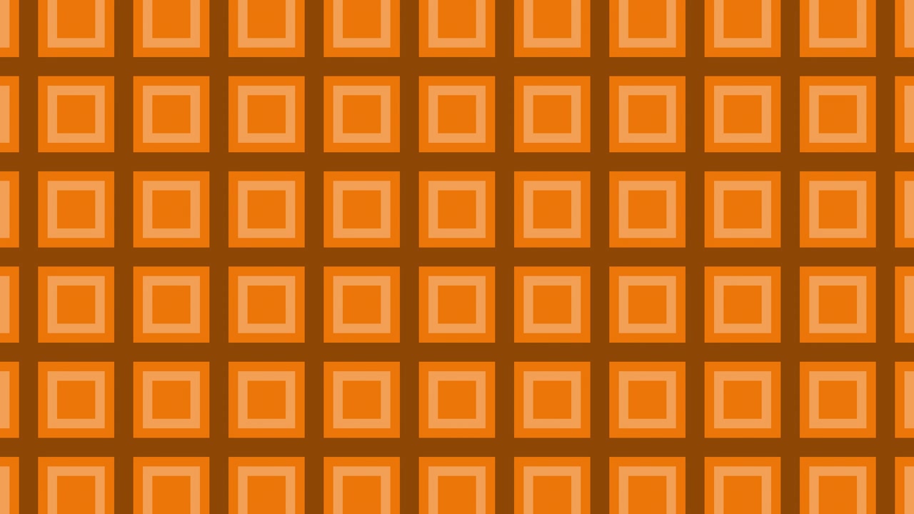 Orange and Brown Square Pattern