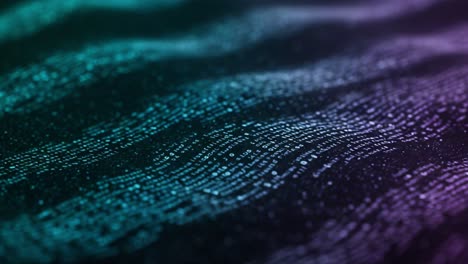 a dynamic visualization of data patterns: explore the intricate flow of numeric sequences and their transformations over a digital surface
