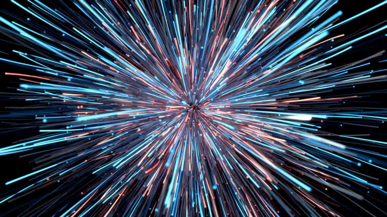 nube de explosión de partículas.