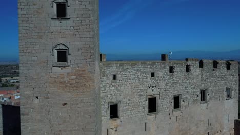 ciutadilla castle in the town of ciutadilla, region of urgell, province of lérida in catalonia