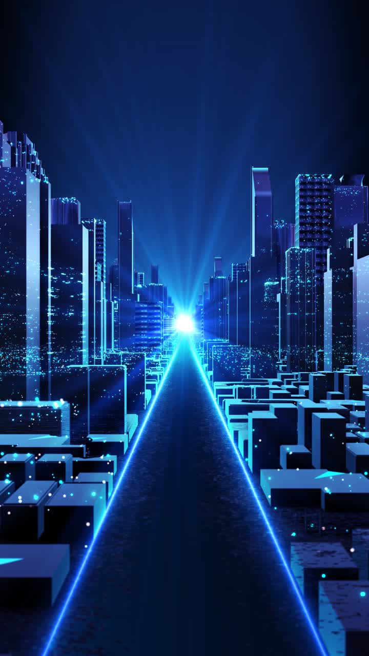 Business digital communication network technology ai bigdata city data analytic interface over smart