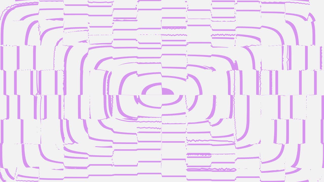 Abstract CGI motion graphics, animated background with pink moving shapes on white background. CG motion design loop.