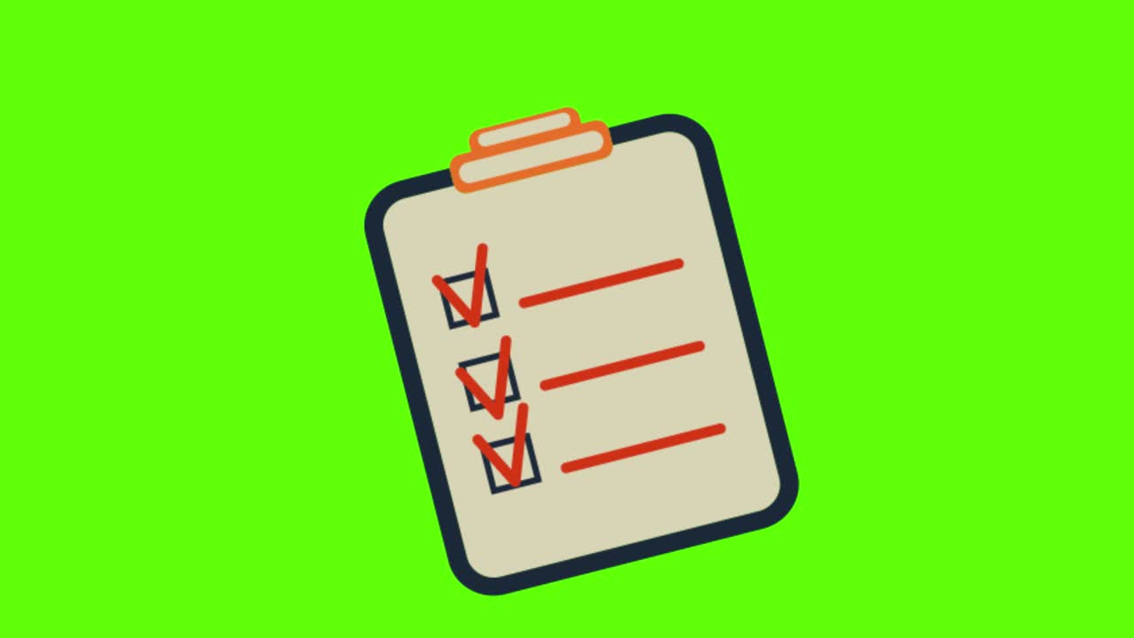 animated delivery icons in the bright green background