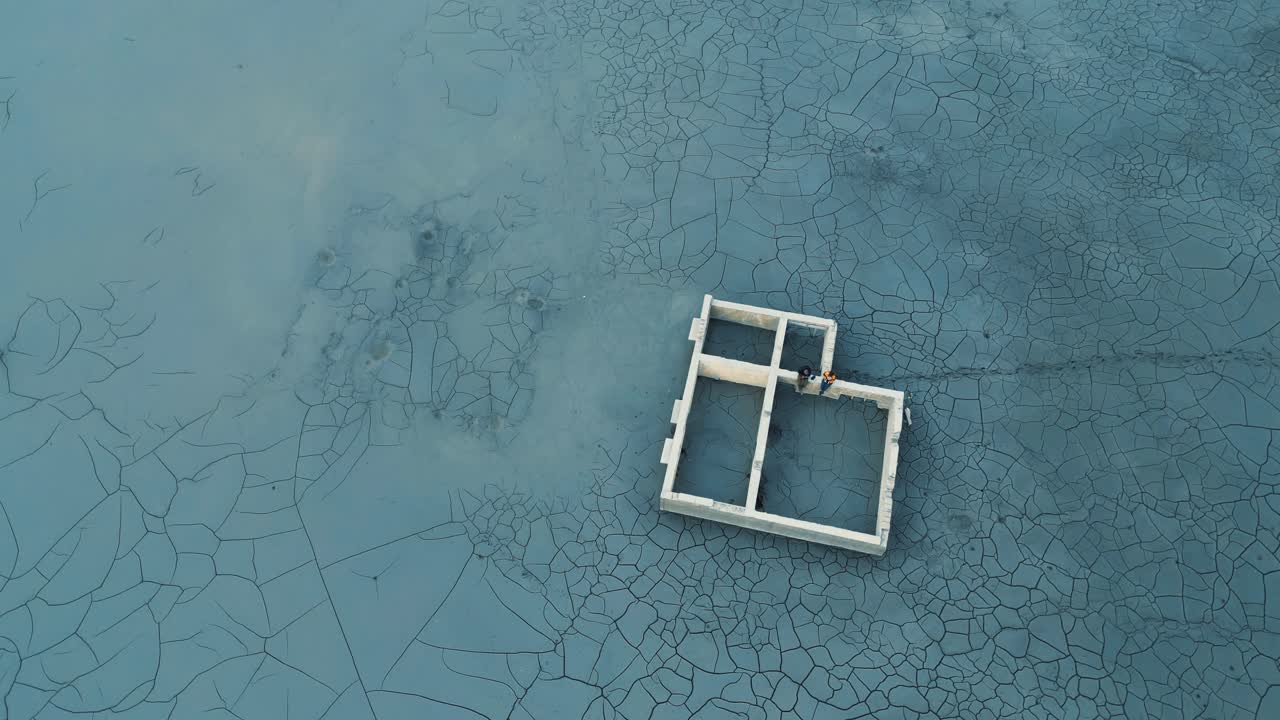 Remainings of Attabad Lake, Pakistan karakoram mountains