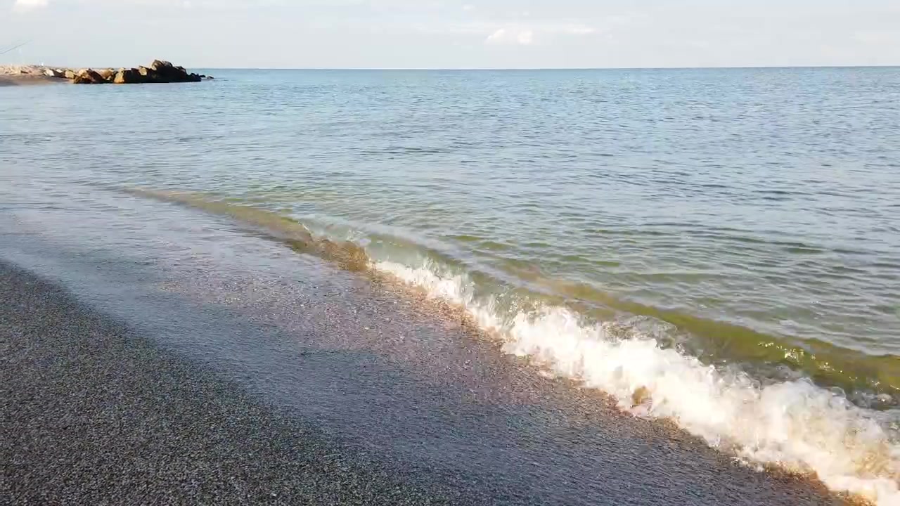 Havstrand. Stilhed ved havet.