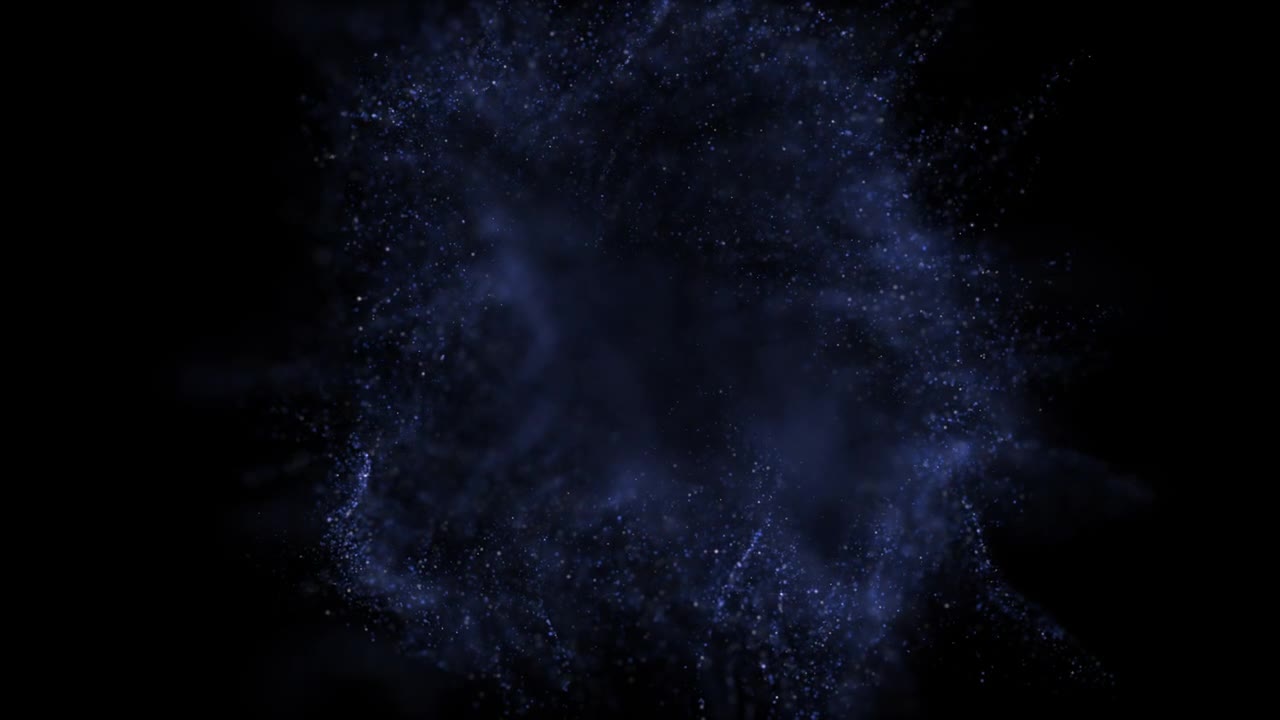 Christmas Particles Swirling Burst Flow Element