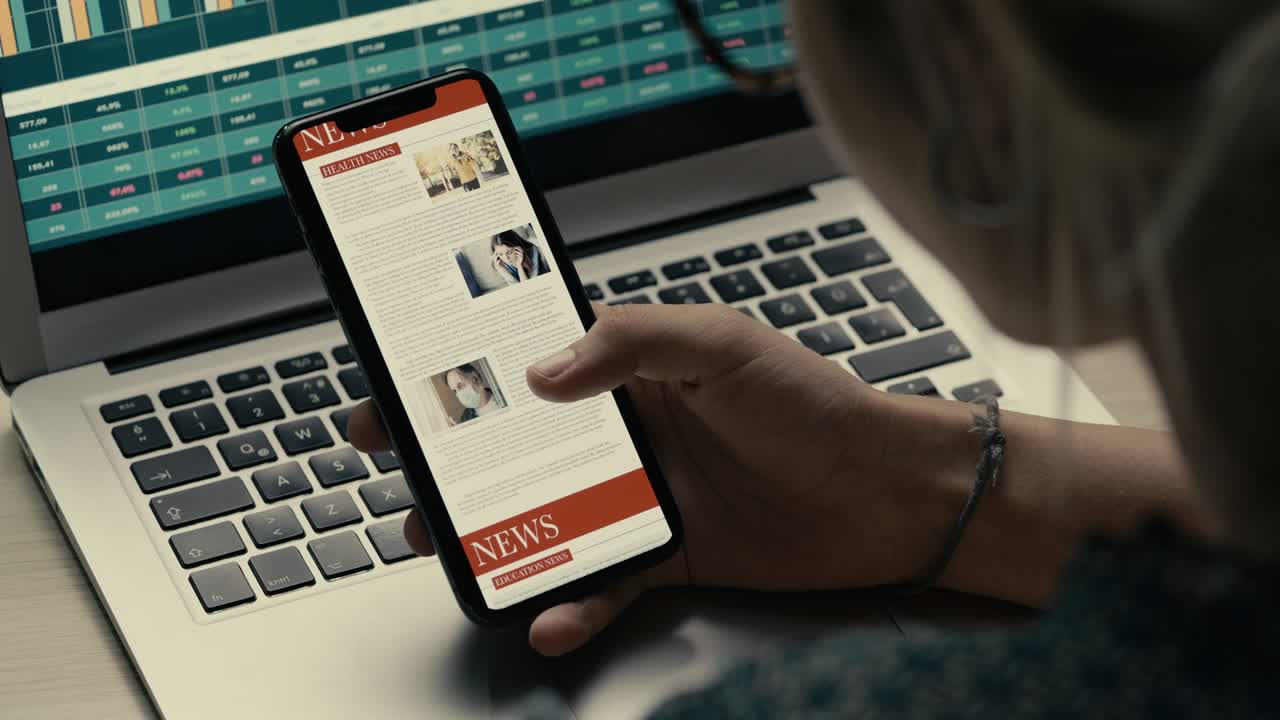 leer noticias en el teléfono móvil