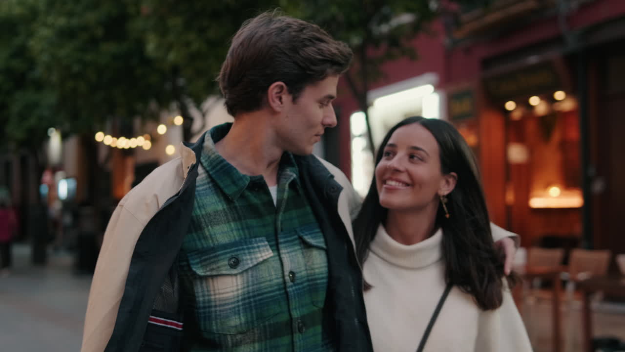 Couple in Love on Seville Vacation