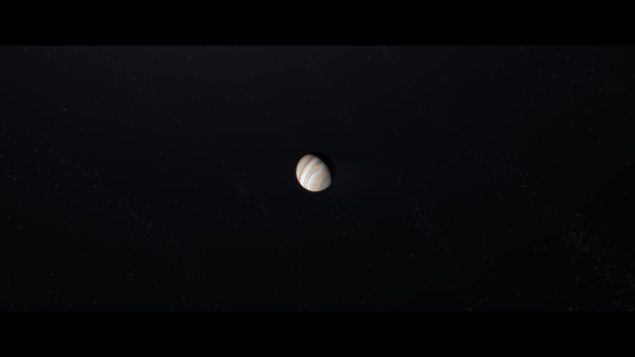 Jupiter planet viewed from space