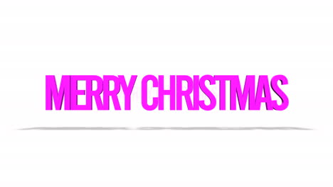 Rolling-Merry-Christmas-text-on-white-gradient