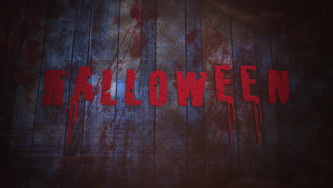 Halloween-En-Textura-De-Madera-Oscura-Con-Sangre