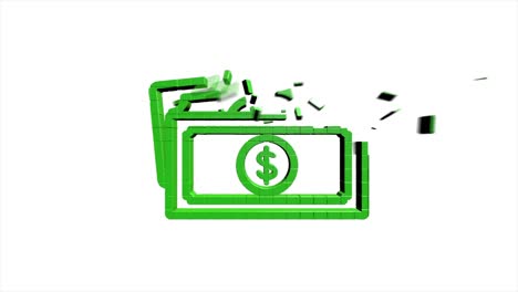 소셜 미디어 3d 픽셀 아이콘 디자인은 색 배경에 고립되어 있습니다.