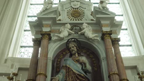 statue of jesus christ in the church of scherpenheuvel, belgium