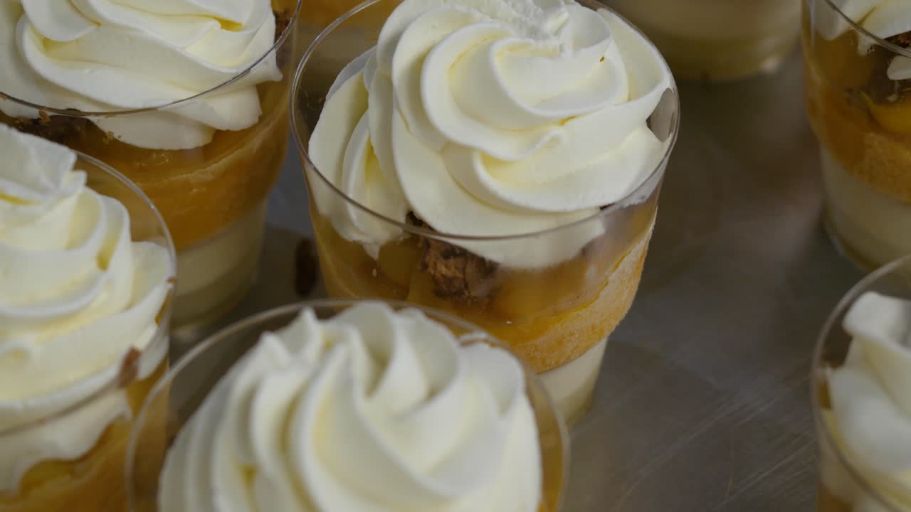Layered Dessert Cups with Whipped Cream