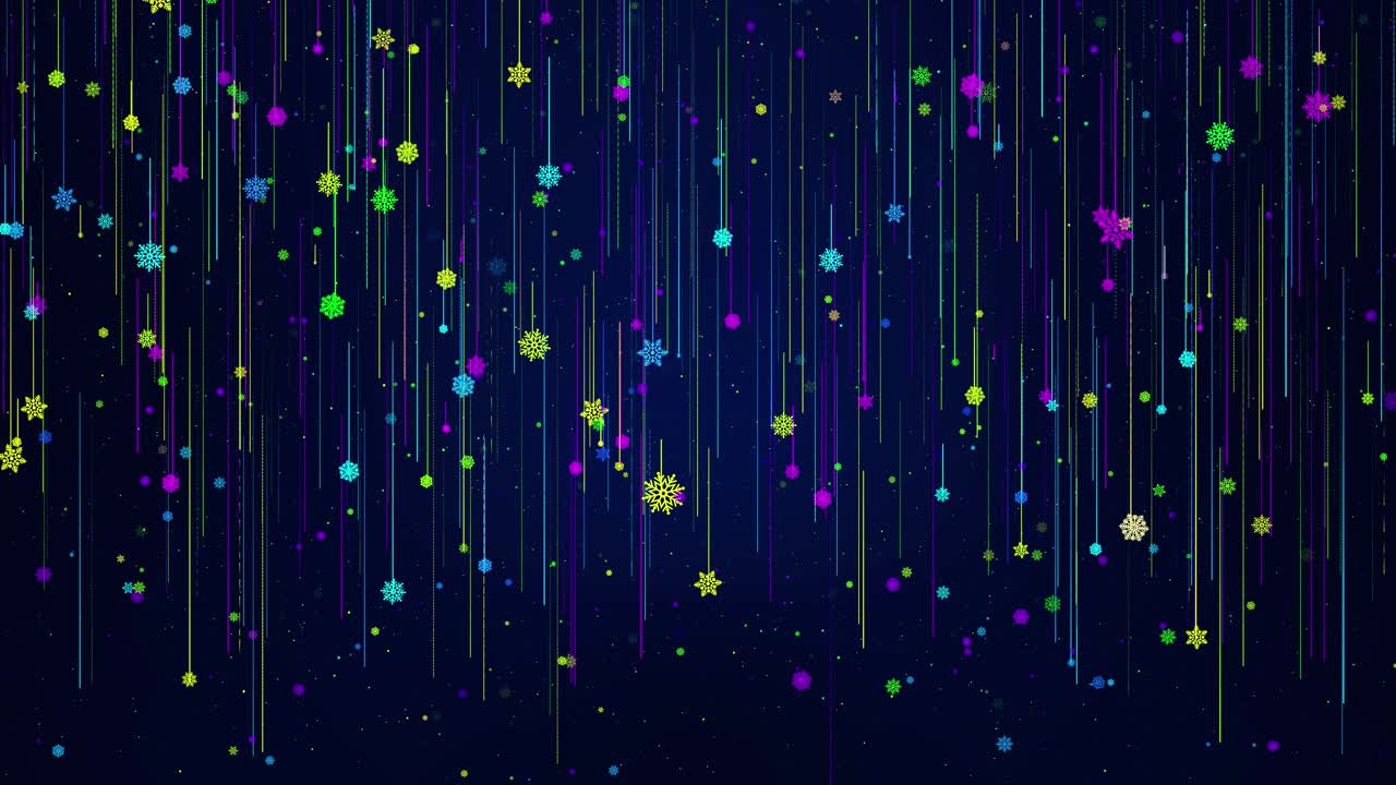 Holidays christmas snow and new year holidays background falling snowflakes confetti frame new year