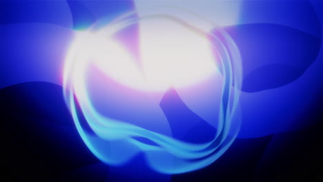 abstract blue and white design
