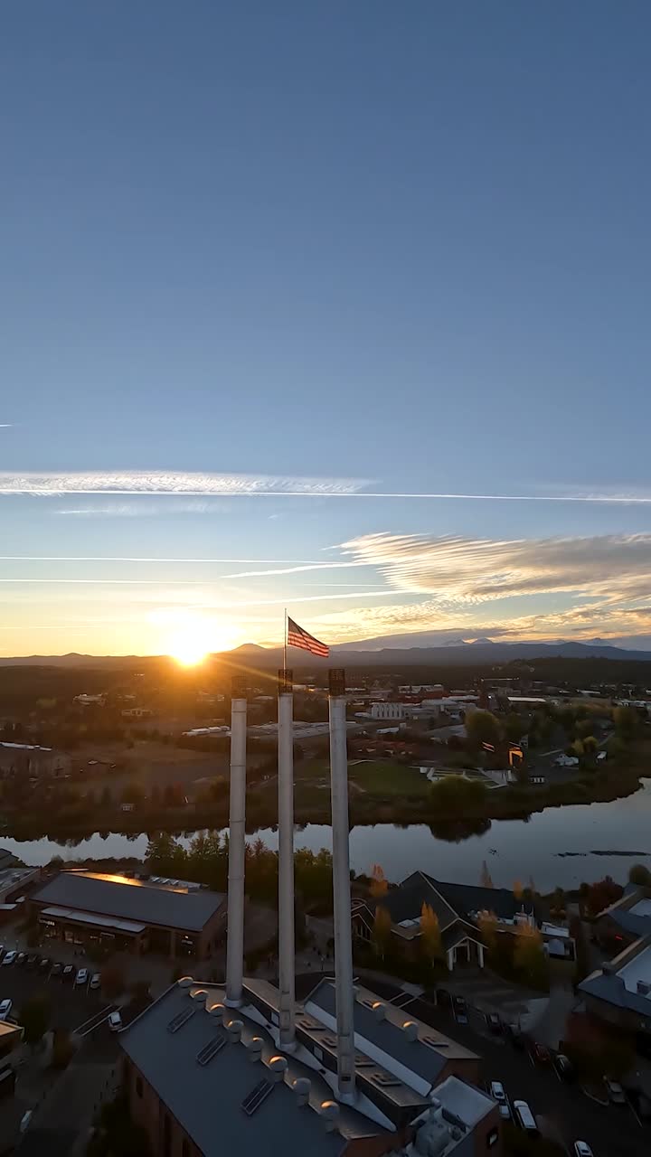 풍경 광각 항공 사진
