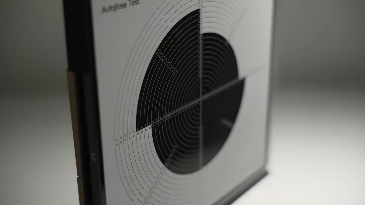 Autofocus Test Chart for Camera Calibration