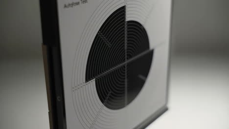 autofocus test chart for camera calibration