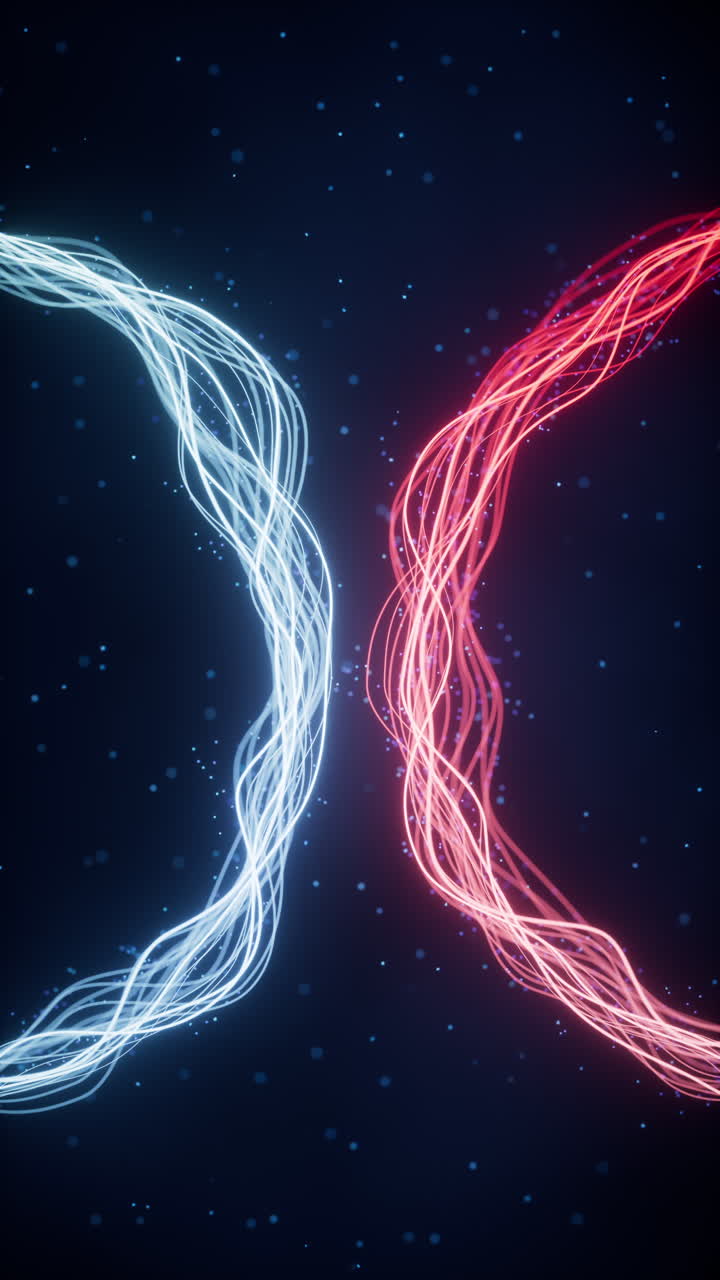 Fondo de luces de neón abstractas