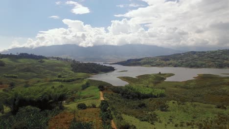 calima lake in valle del cauca colombia