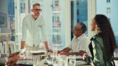 Teamarbeit,-Treffen-Und-Manager-Mit-Geschäftsleuten