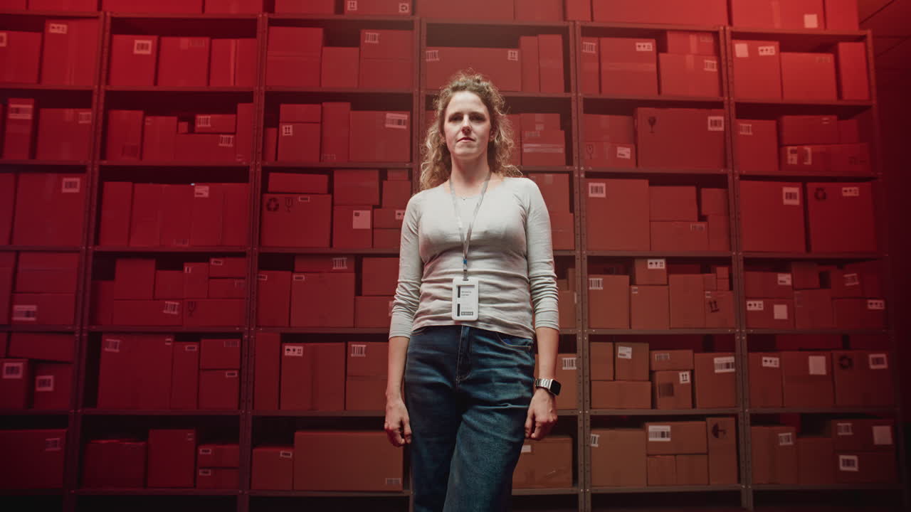 창고 노동자 초상화