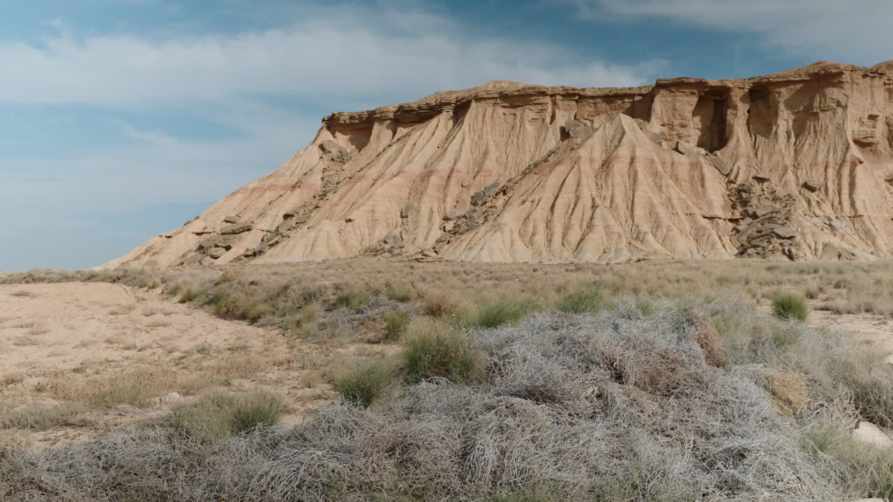 Desert Landscape with Sandstone Formations