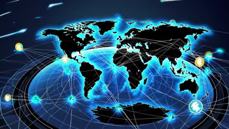 visualización de la red global