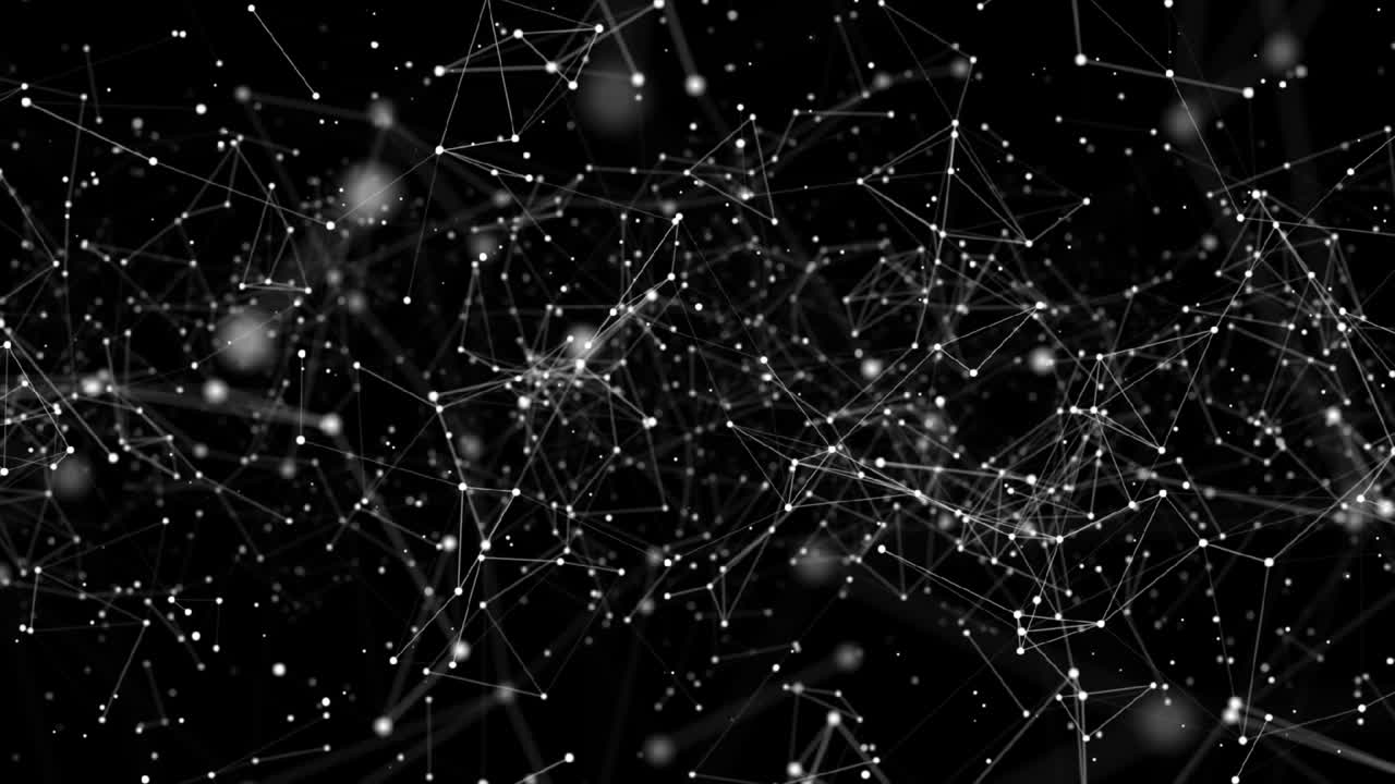 Global futuristic cyber network with bitcoin, litecoin, ethereum Loop Background.