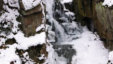 Wasserfall-„podgórna“-In-Jelenia-Góra,-Polen