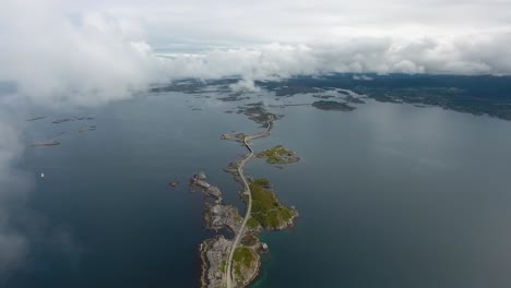 atlantic ocean road in norway