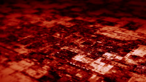 gráfico de movimiento avanzado matriz de datos de mapas digitales simulación del entorno cibernético big data analítica simulación de inteligencia artificial, pantalla de fondo de cabeza hacia arriba