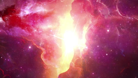 4k 3d outer space animation space flight to helix nebula eye of god in deep space.