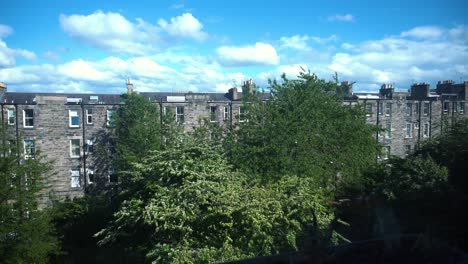 hintergarten in leith, edinburgh