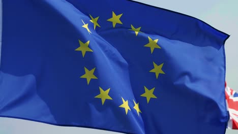 Close-up-of-European-Flag