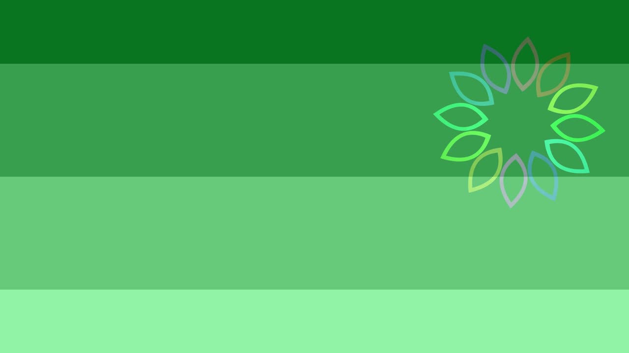 diseño gráfico que gira en el lado derecho de arriba hacia abajo cambiando de color.