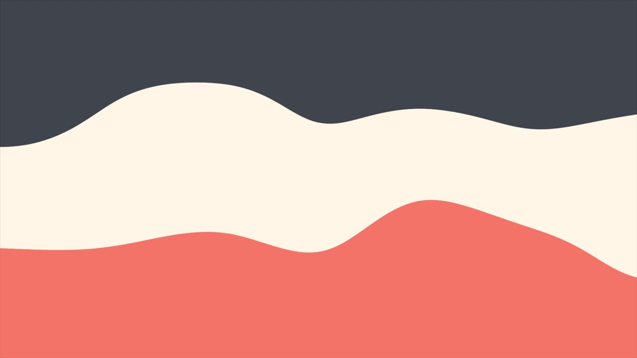Modern Abstract Motion Graphic with Wavy Color Layers
