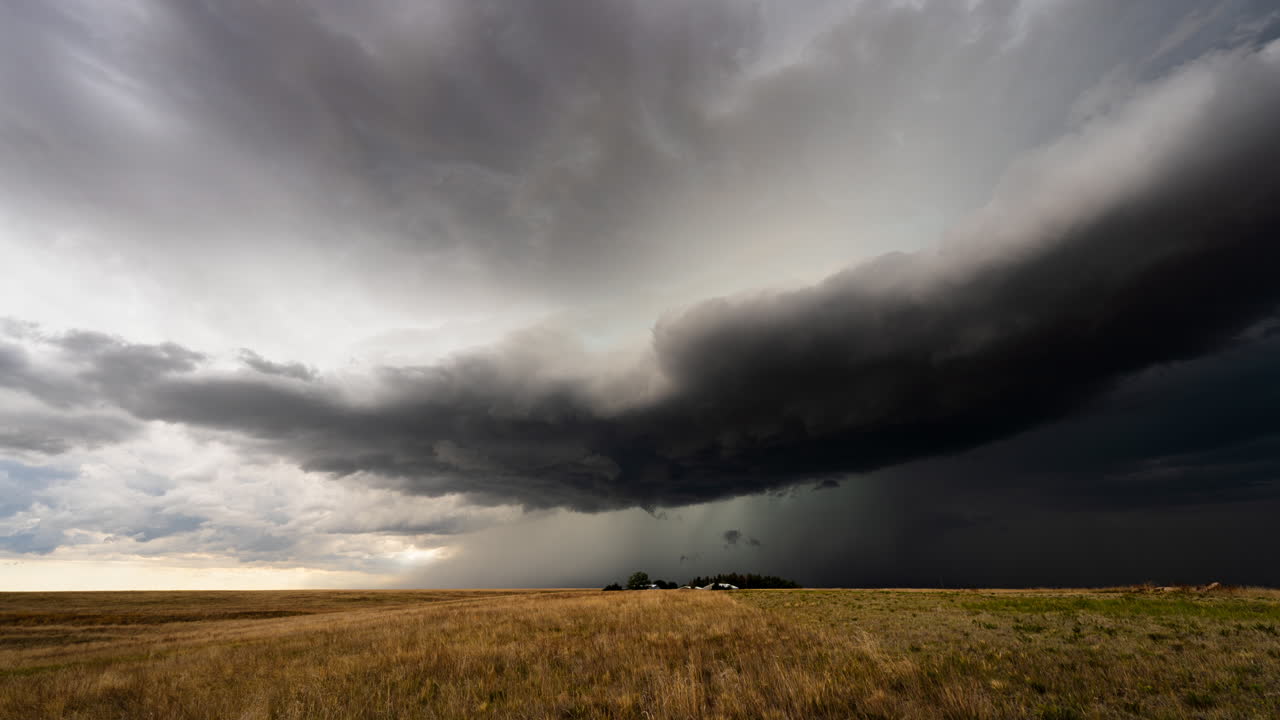 Menacing storm clouds bring threatening skies
