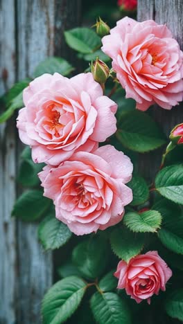 beautiful pink climbing roses