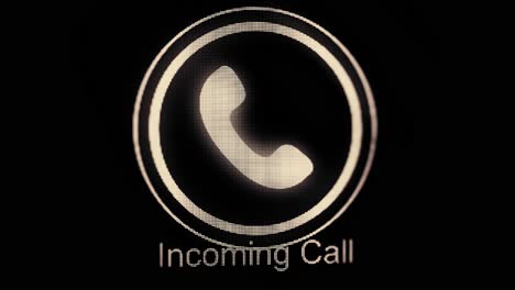 incoming call display