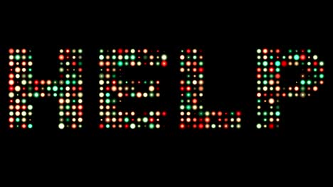 help led text