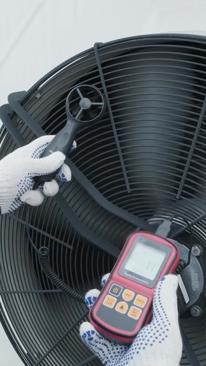 Measuring Fan Speed with Anemometer