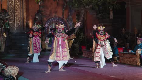 ubud palace bali traditional dance performance legong and ramayana theatrical night show