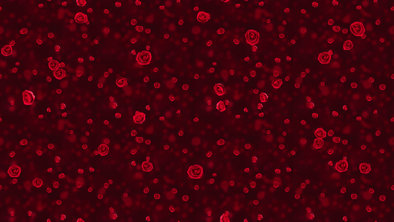 장미 은 꽃 루프 타일 떨어지는 배경