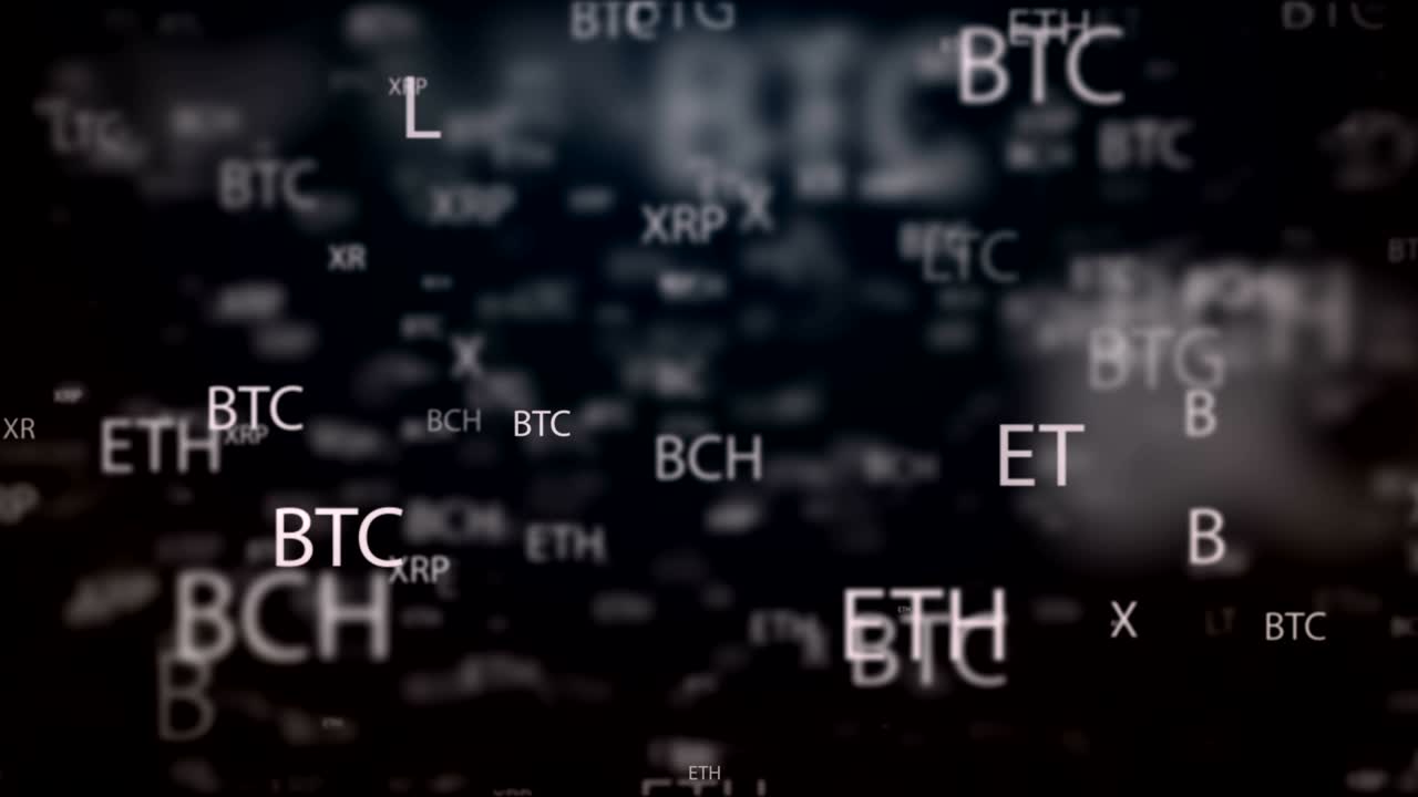 fondo de movimiento de dinero digital en bucle